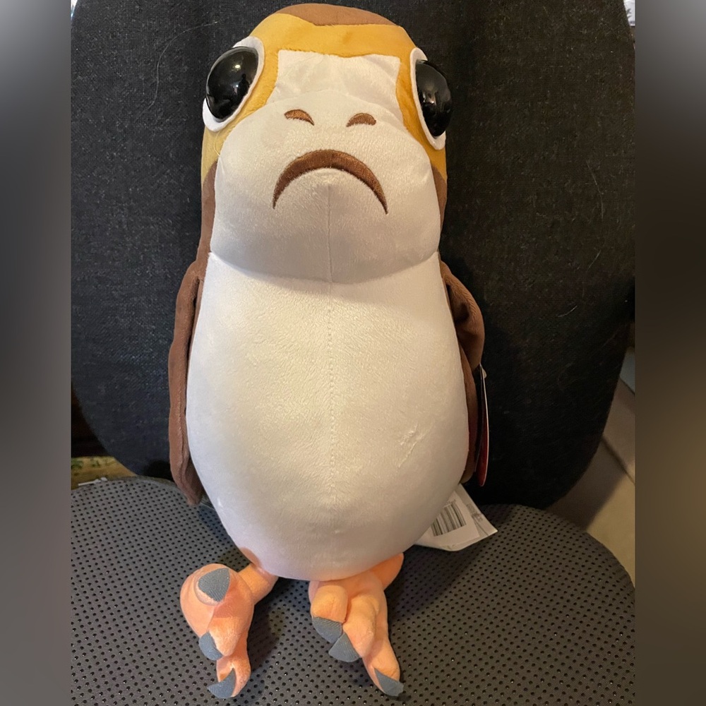 NWT 15” tall Star Wars plush Porg